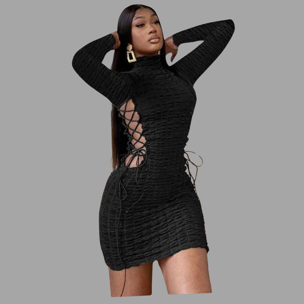 Khassa Bodycon Mini Dress Elegance Crate