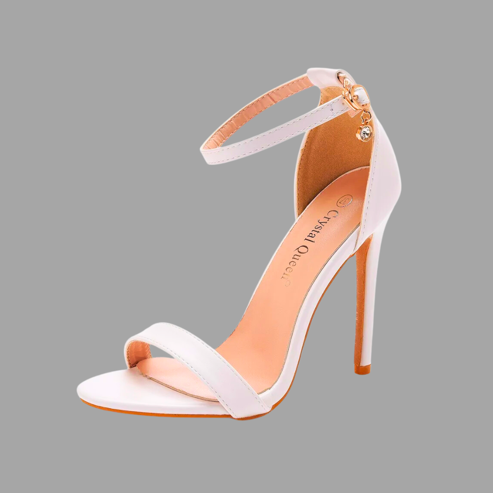 Luna Glossy High Heel Sandals Elegance Crate