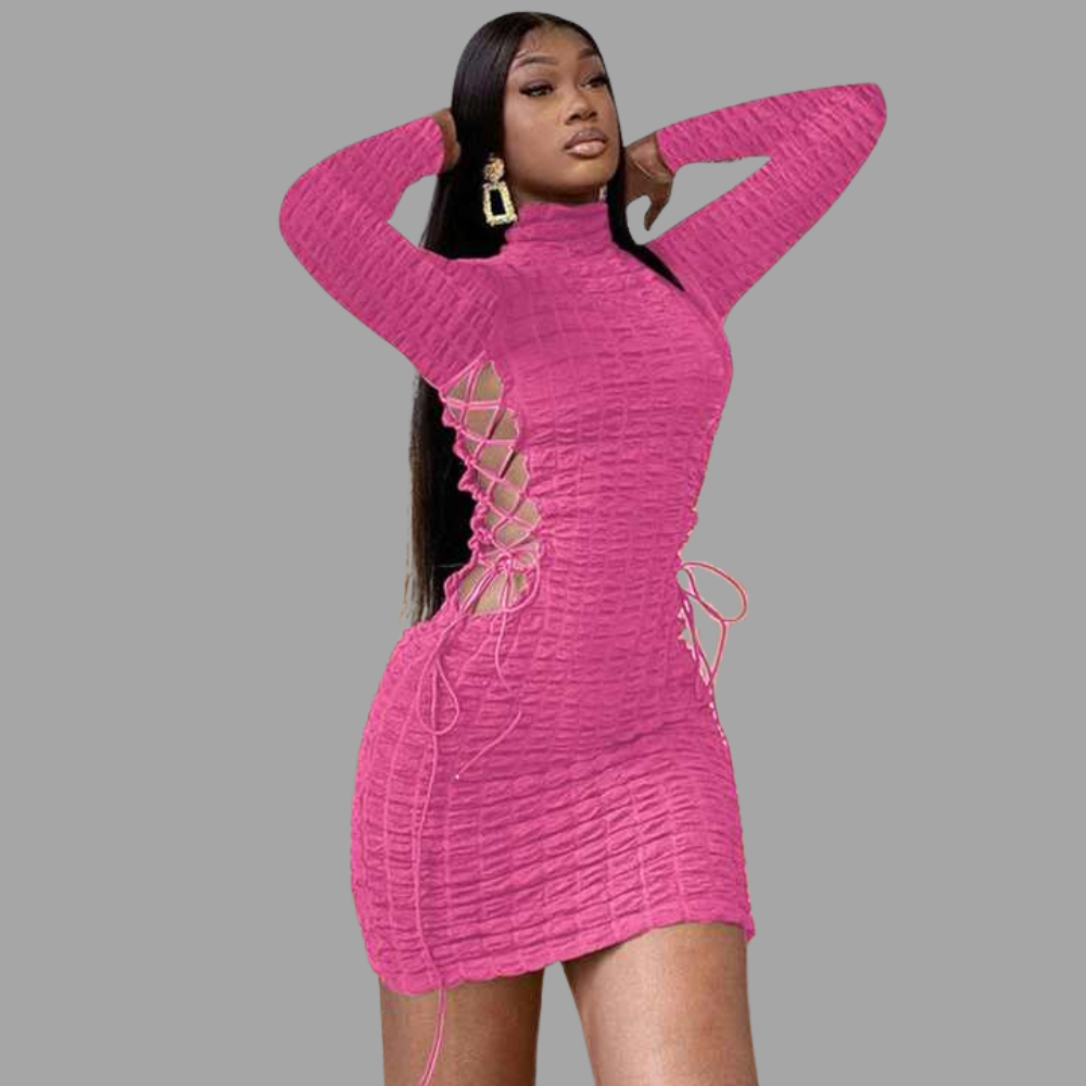 Khassa Bodycon Mini Dress Elegance Crate