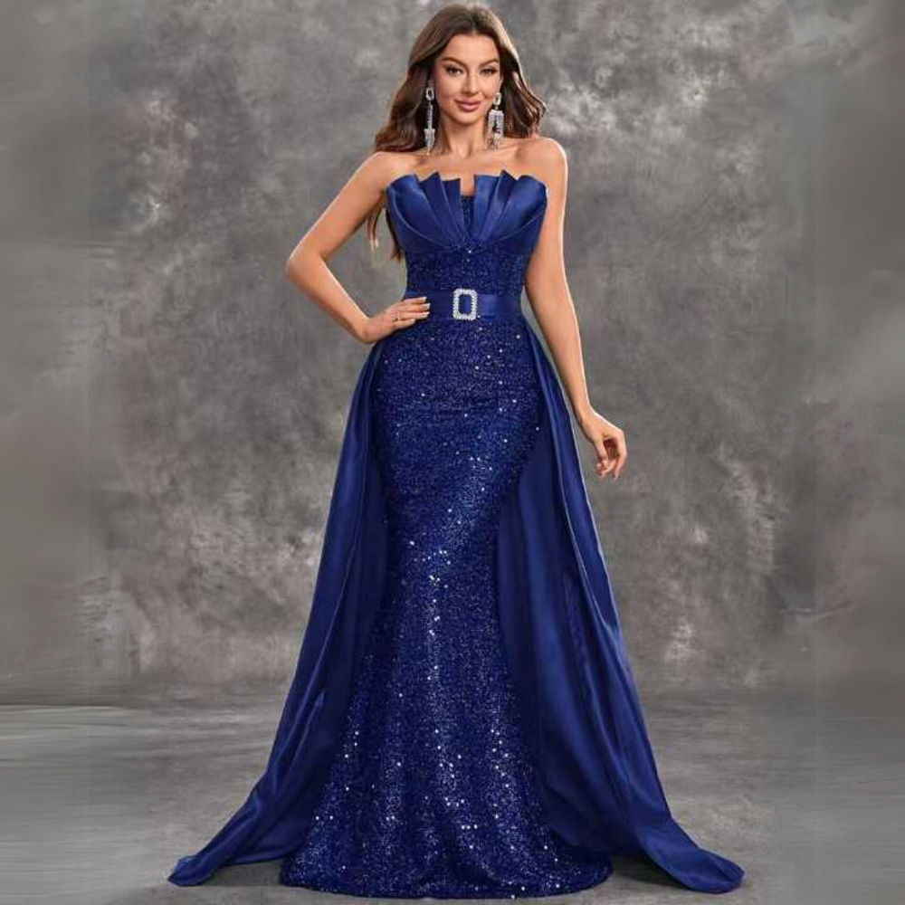 Celestial Empress Draped Gown Elegance Crate