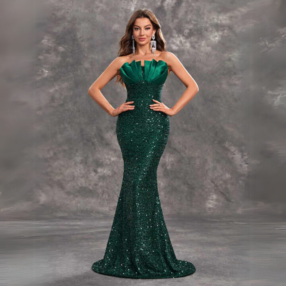 Celestial Empress Draped Gown Elegance Crate