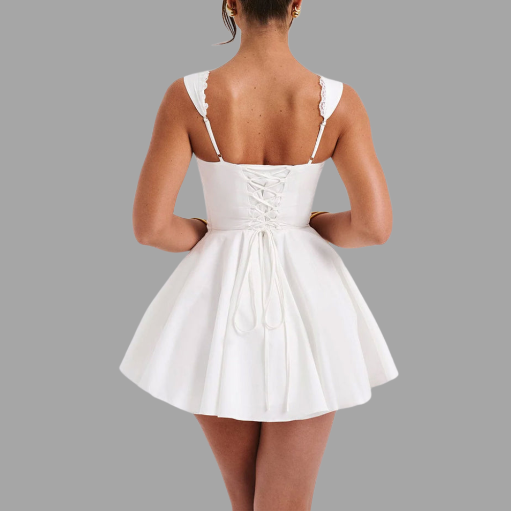 Sweet Sunshine Corset Dress Elegance Crate