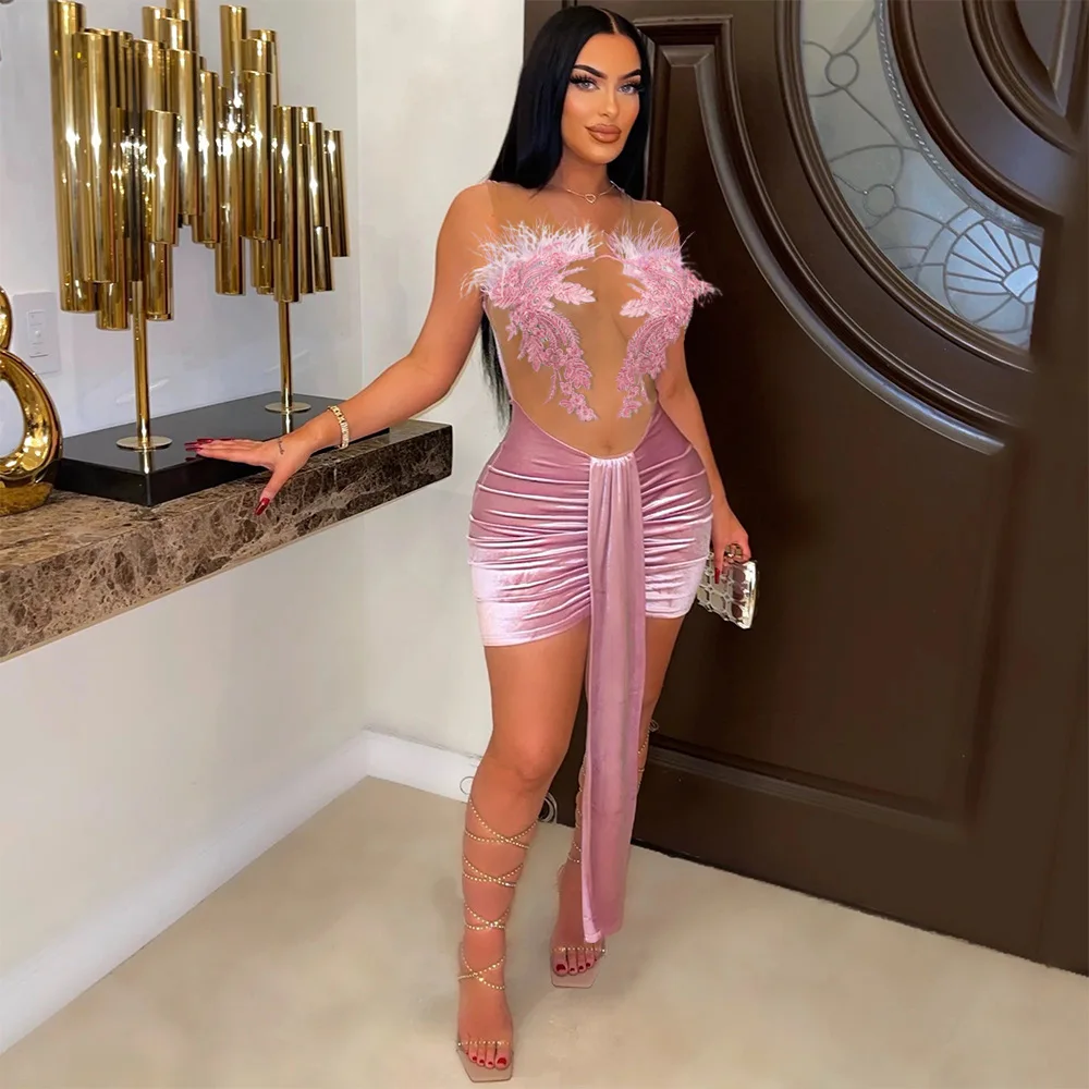Blush Illusion Enchantment Dress Elegance Crate