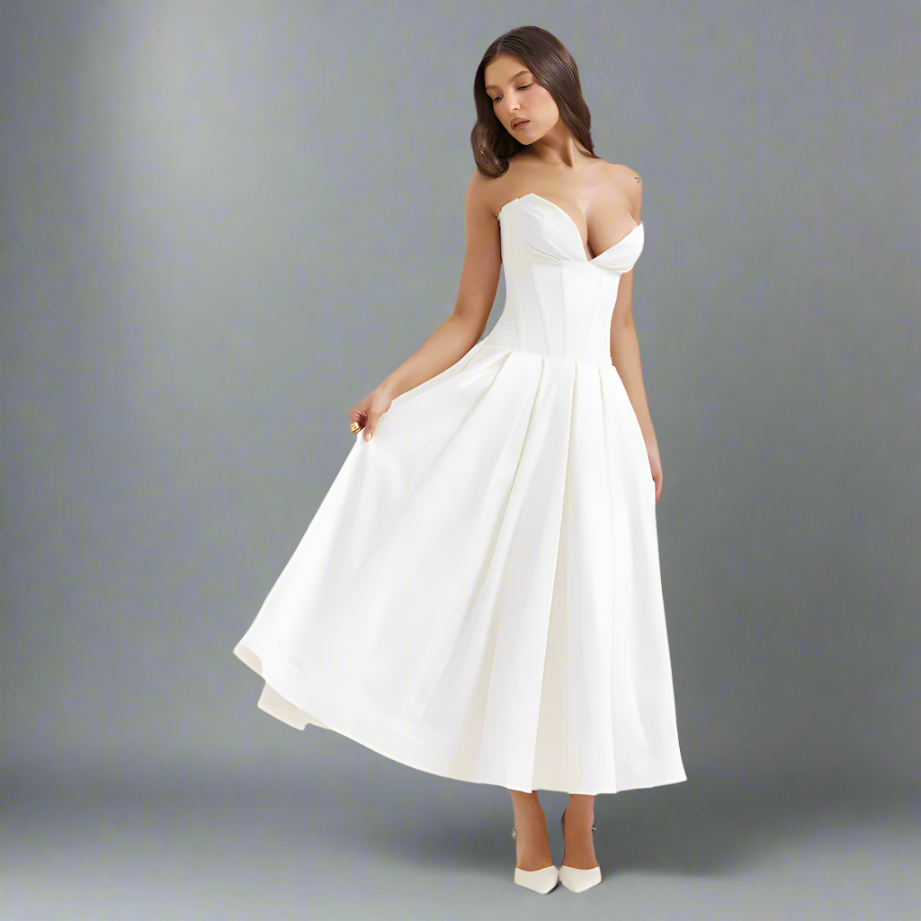 Sexy O-Neck Slip Grace Dress