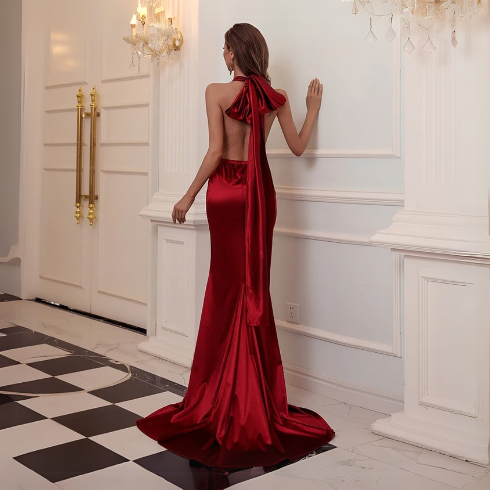 Emerald Grace Mermaid Gown Elegance Crate