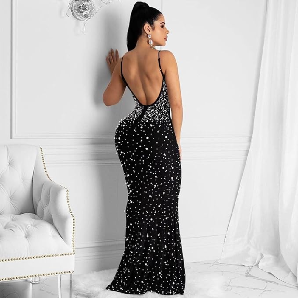 Galaxy Shimmer Mermaid Gown Elegance Crate