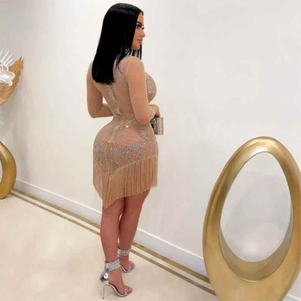 Velvet Bodycon Dress Elegance Crate