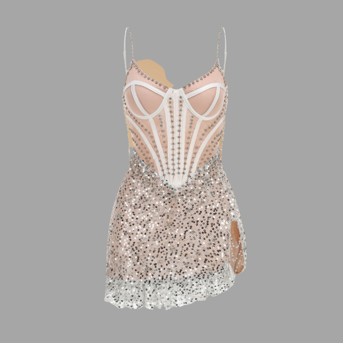 Crystal Mirage Mini Dress Elegance Crate