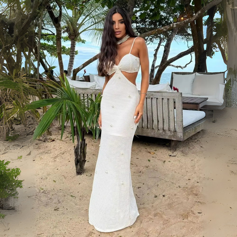 Mirage Mesh Gown