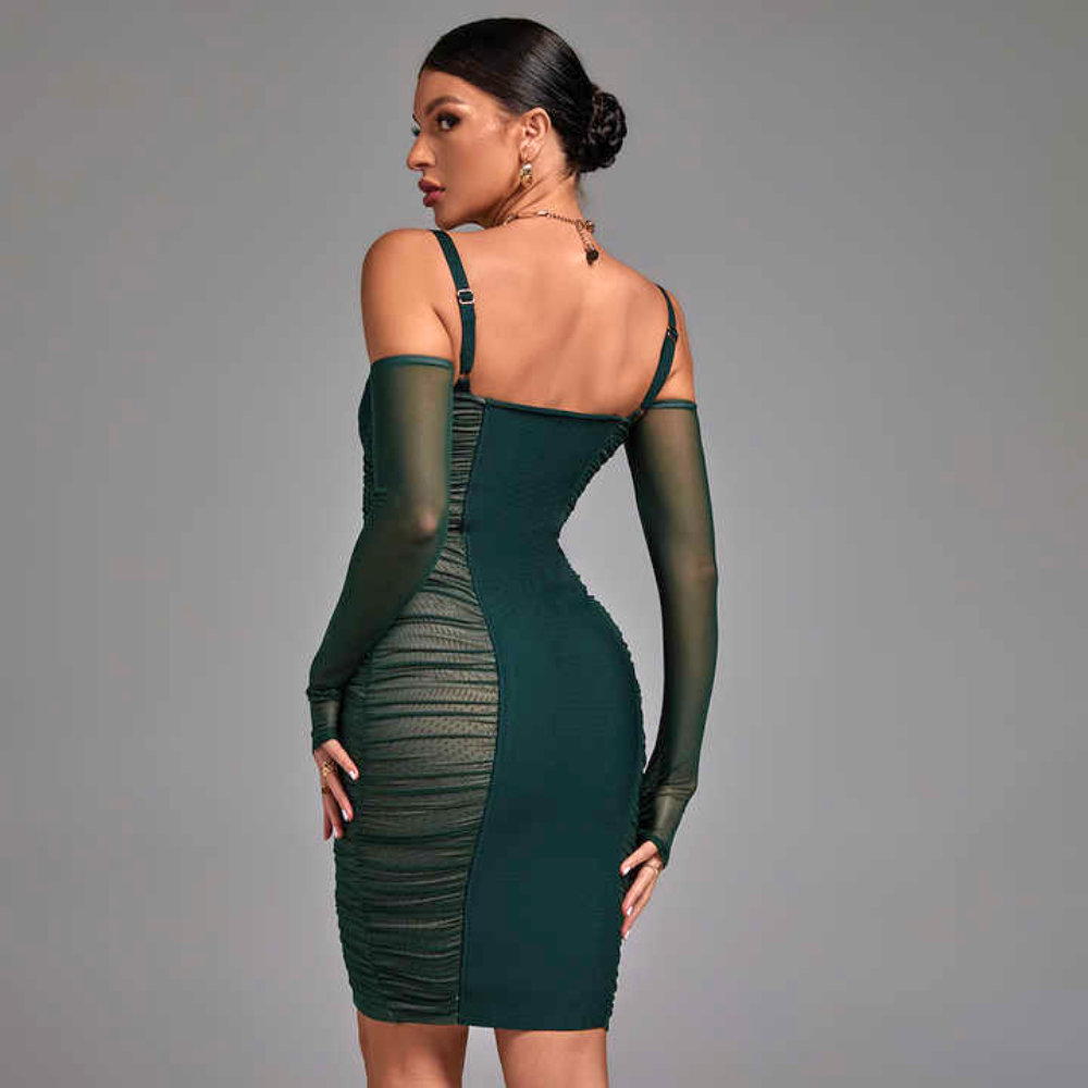 Emerald Mystique Bodycon Elegance Crate