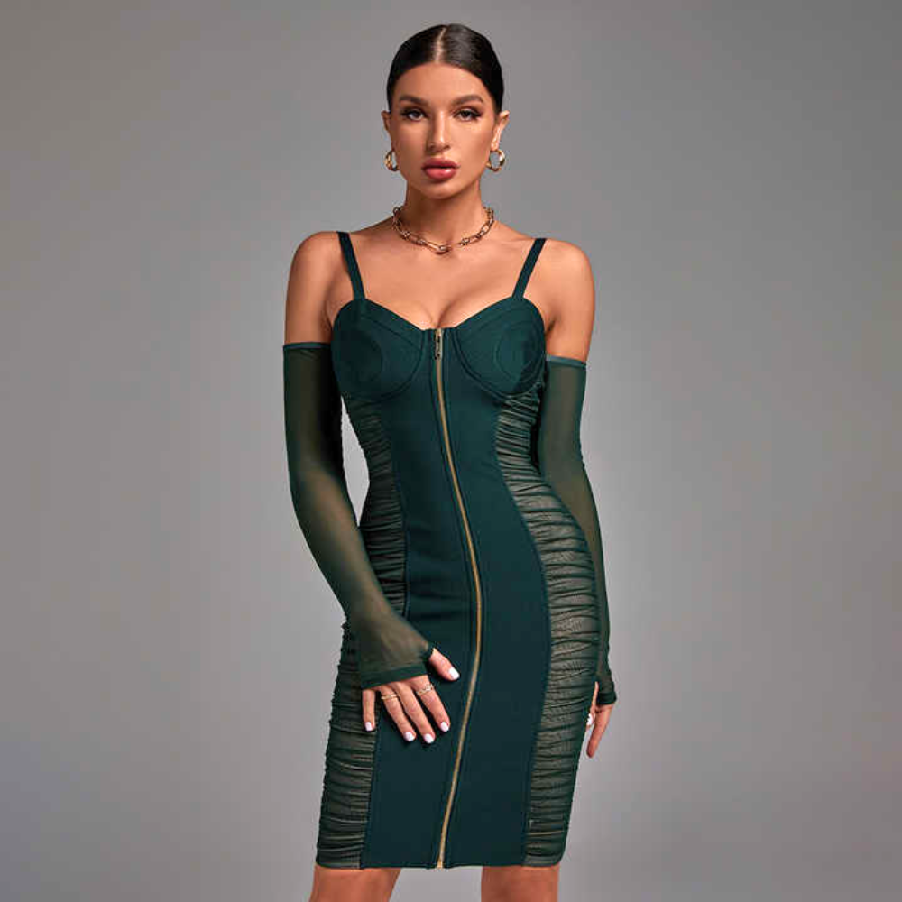 Emerald Mystique Bodycon Elegance Crate