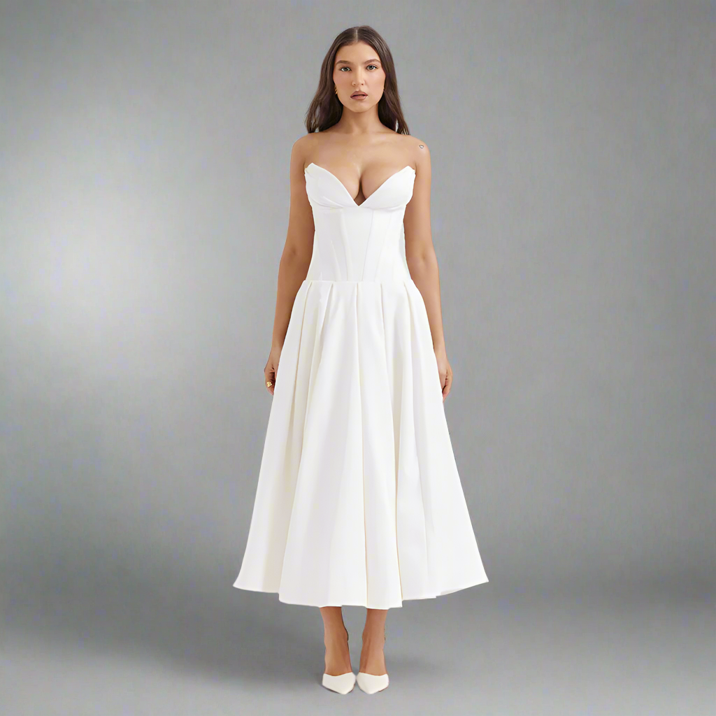 Sexy O-Neck Slip Grace Dress