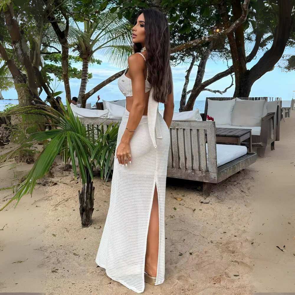 Mirage Mesh Gown