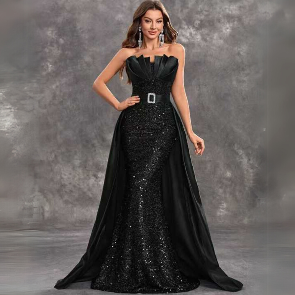 Celestial Empress Draped Gown Elegance Crate