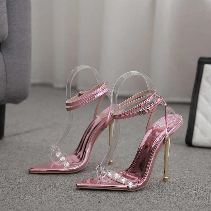 Crystal Butterfly Elegance Stiletto Heels Elegance Crate