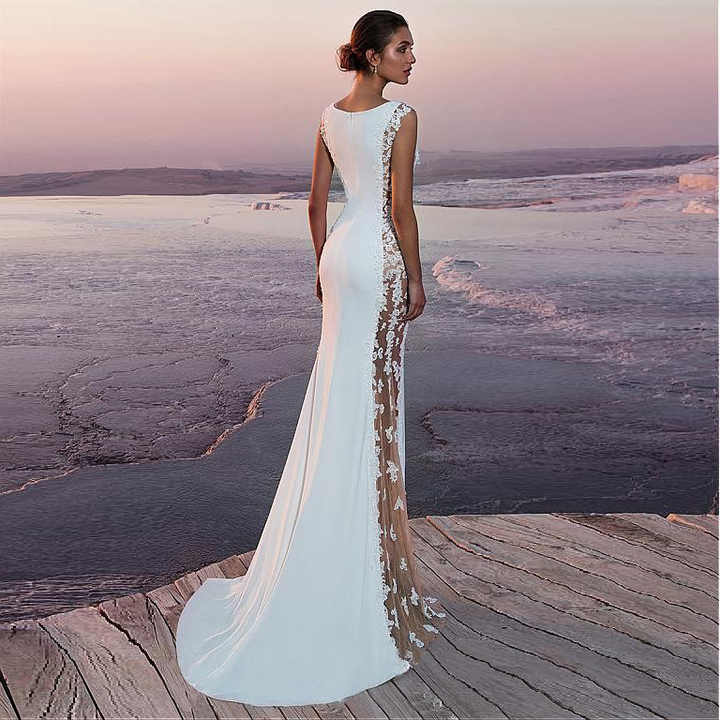 Beach Mermaid Wedding Dresses Elegance Crate