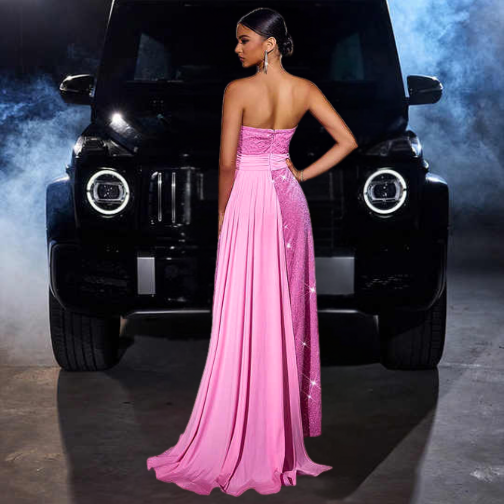 Diamond Rose Glam Gown Elegance Crate