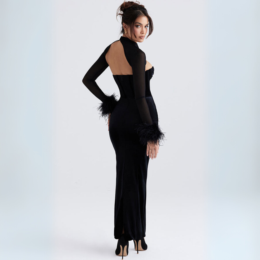 Majesty Feather Gown Elegance Crate