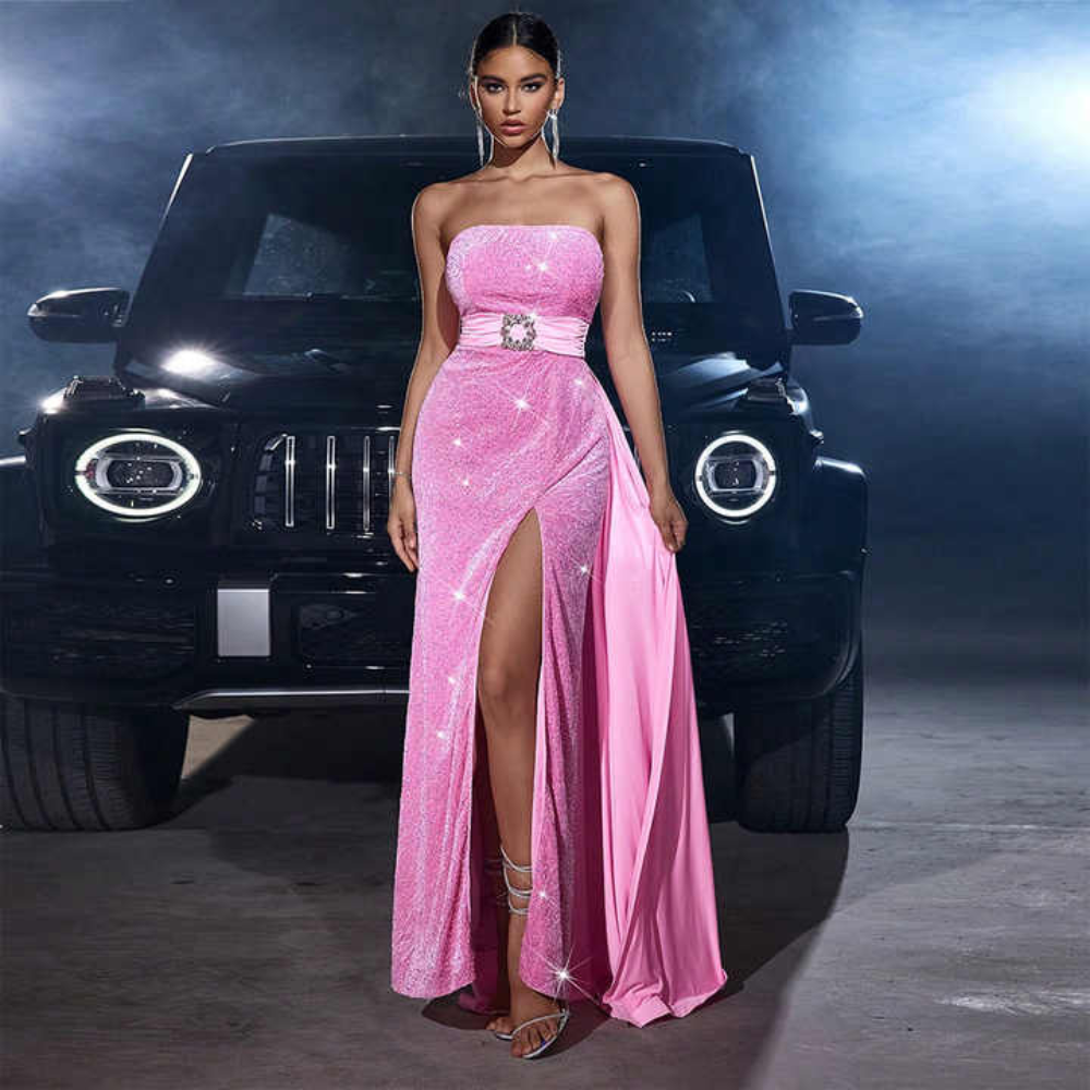 Diamond Rose Glam Gown Elegance Crate