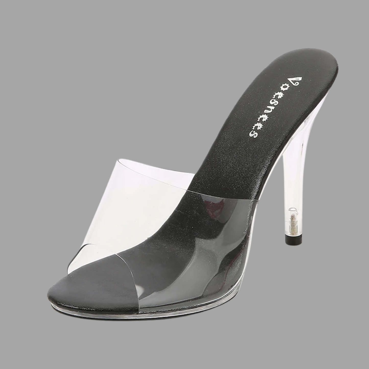 Aurelia Clear Stiletto Sandals Elegance Crate