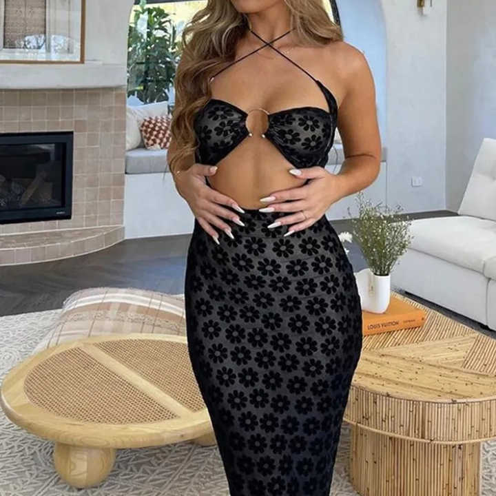 Elegance Cutout Gown Elegance Crate