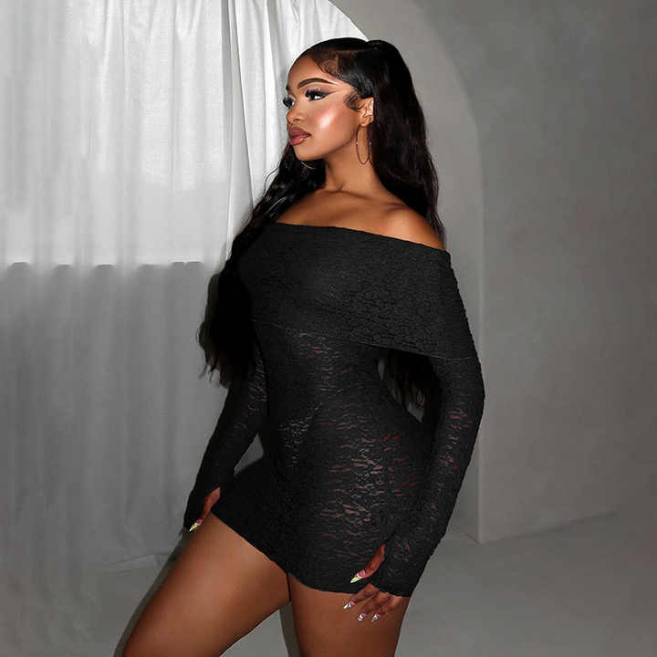Off-Shoulder Mustard Textured Mini Dress Elegance Crate