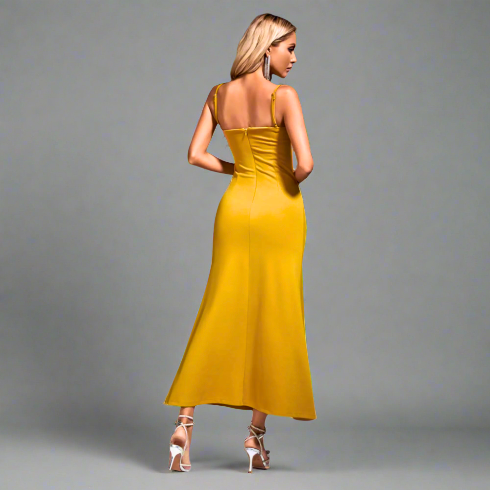 Golden Sunrise Dress Elegance Crate