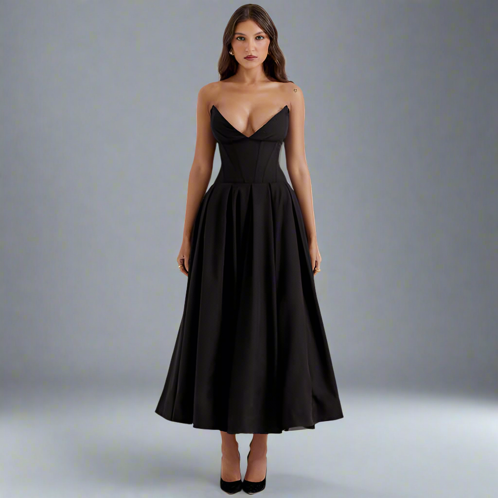 Sexy O-Neck Slip Grace Dress