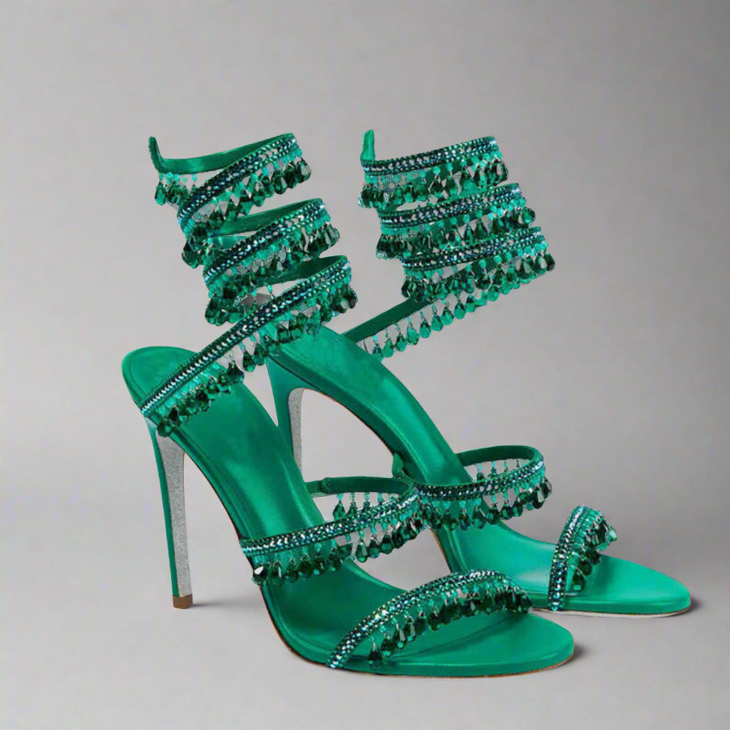Bella Strapped Stiletto Sandals Elegance Crate