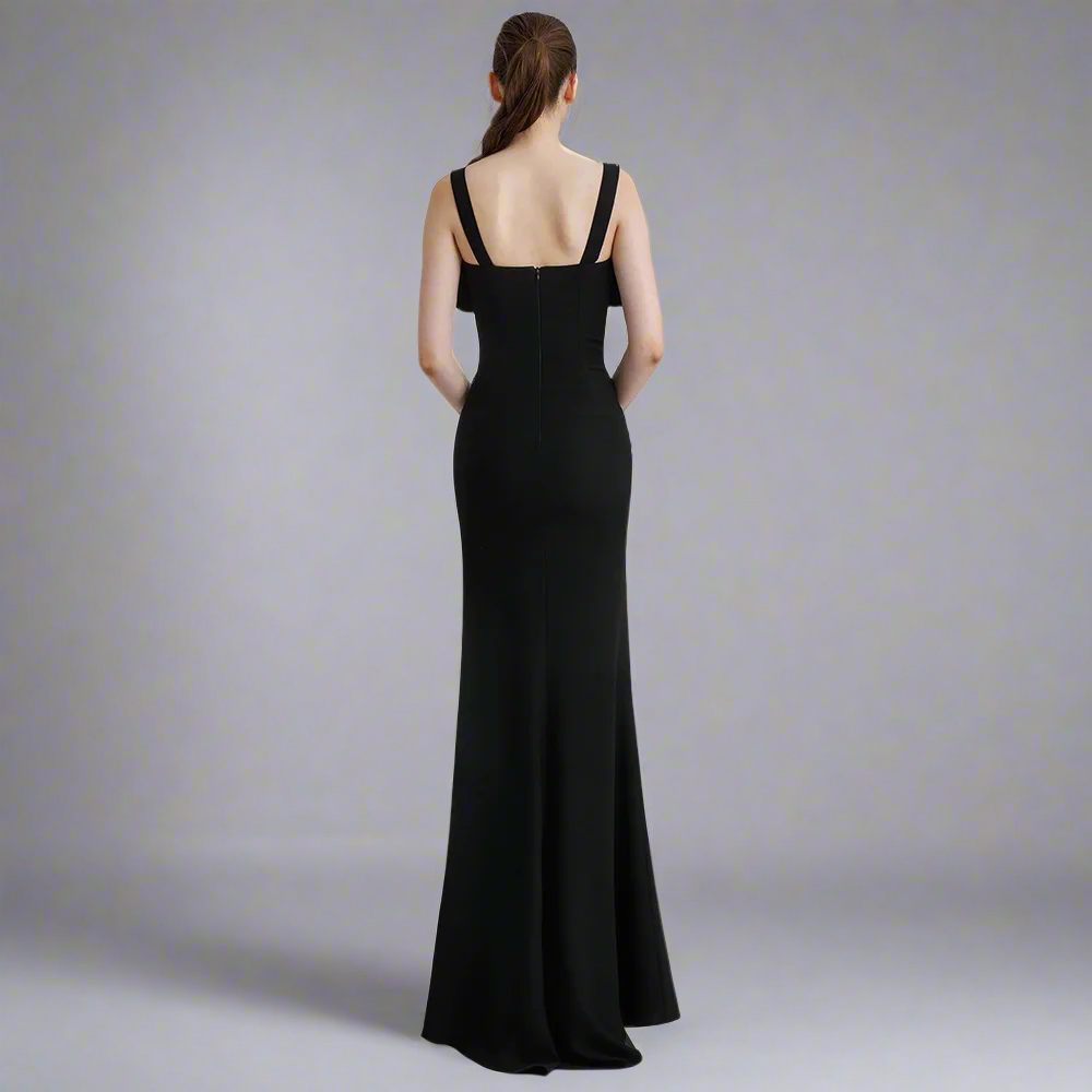 Midnight Bow Corset Gown Elegance Crate