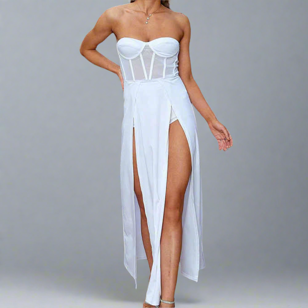Celestial Breeze Corset Dress Elegance Crate