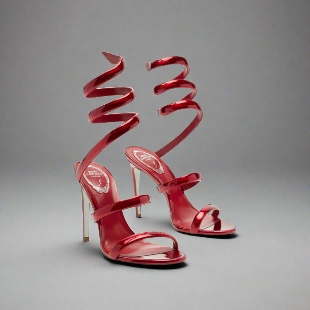 Golden Spiral Heels Elegance Crate