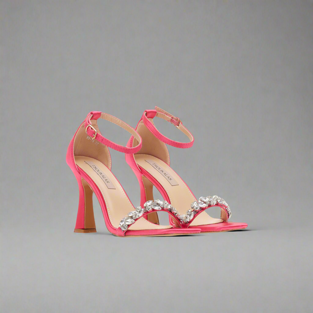Crystal Charm Heels Elegance Crate