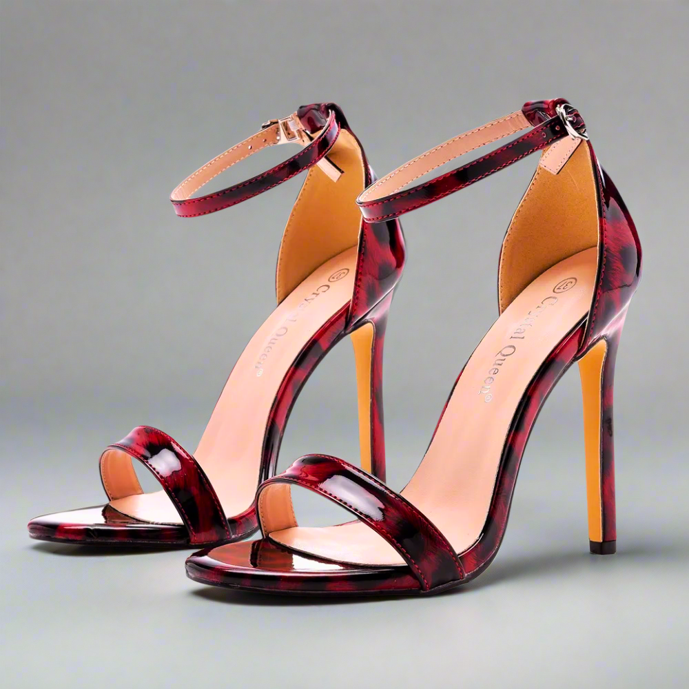 Celeste Patent Leather Sandals Elegance Crate