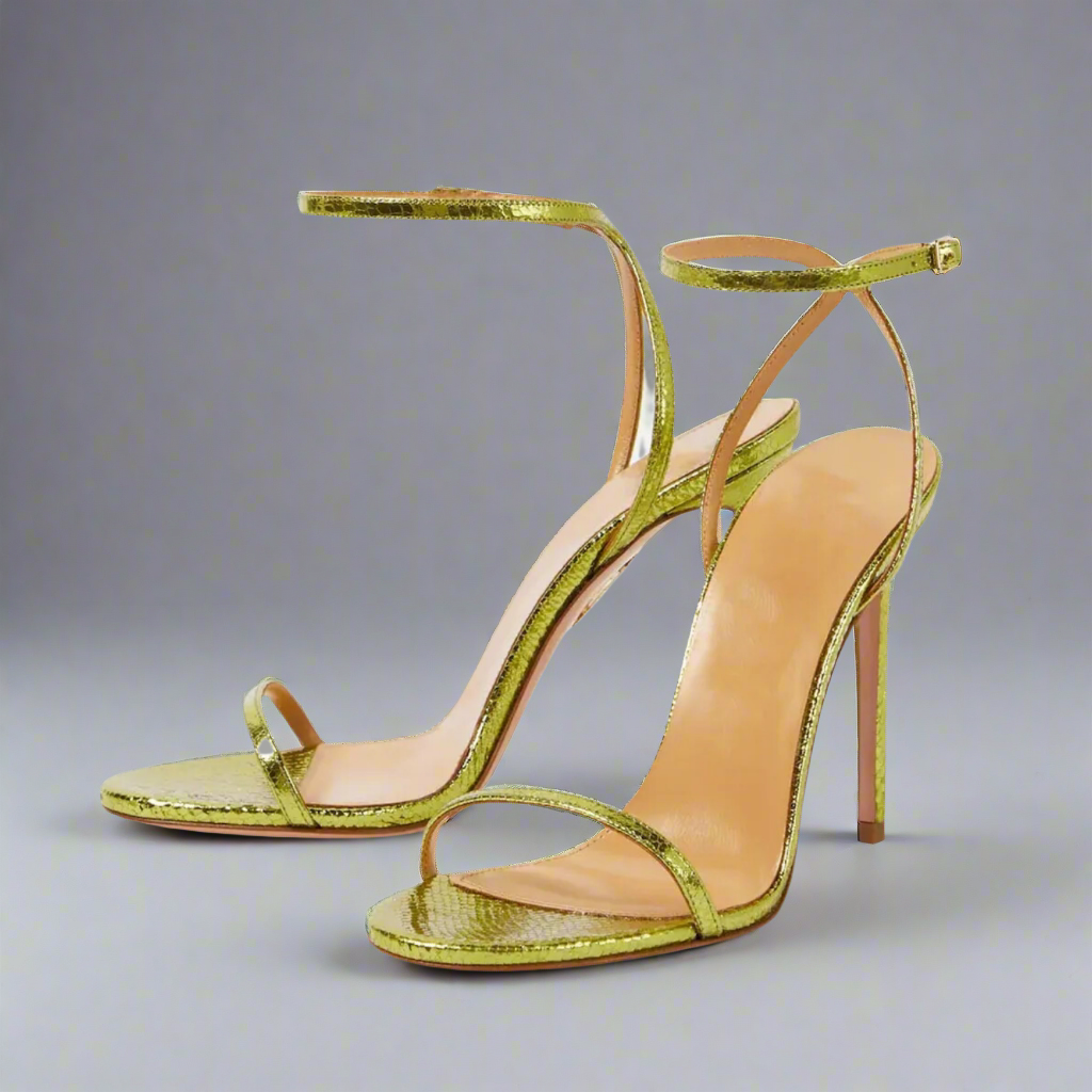 Aria Stiletto Ankle Sandals Elegance Crate