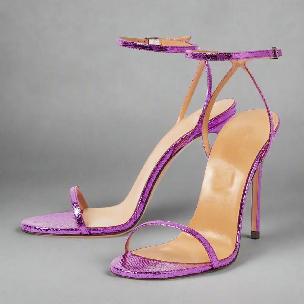 Aria Stiletto Ankle Sandals Elegance Crate