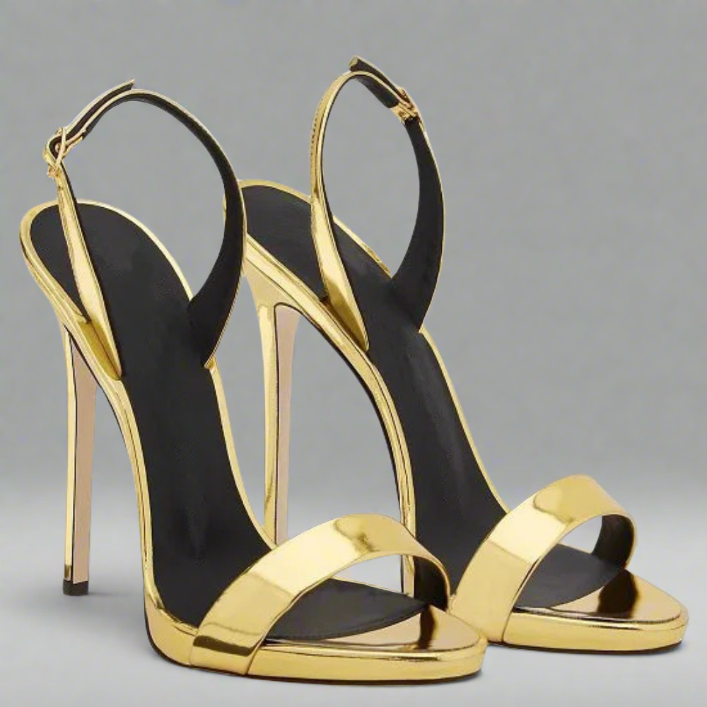 Vivienne Slim-Heeled Sandals Elegance Crate