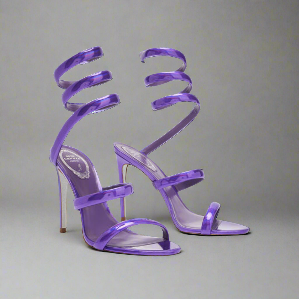 Golden Spiral Heels Elegance Crate