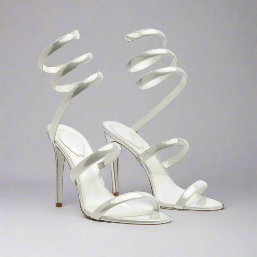 Golden Spiral Heels Elegance Crate