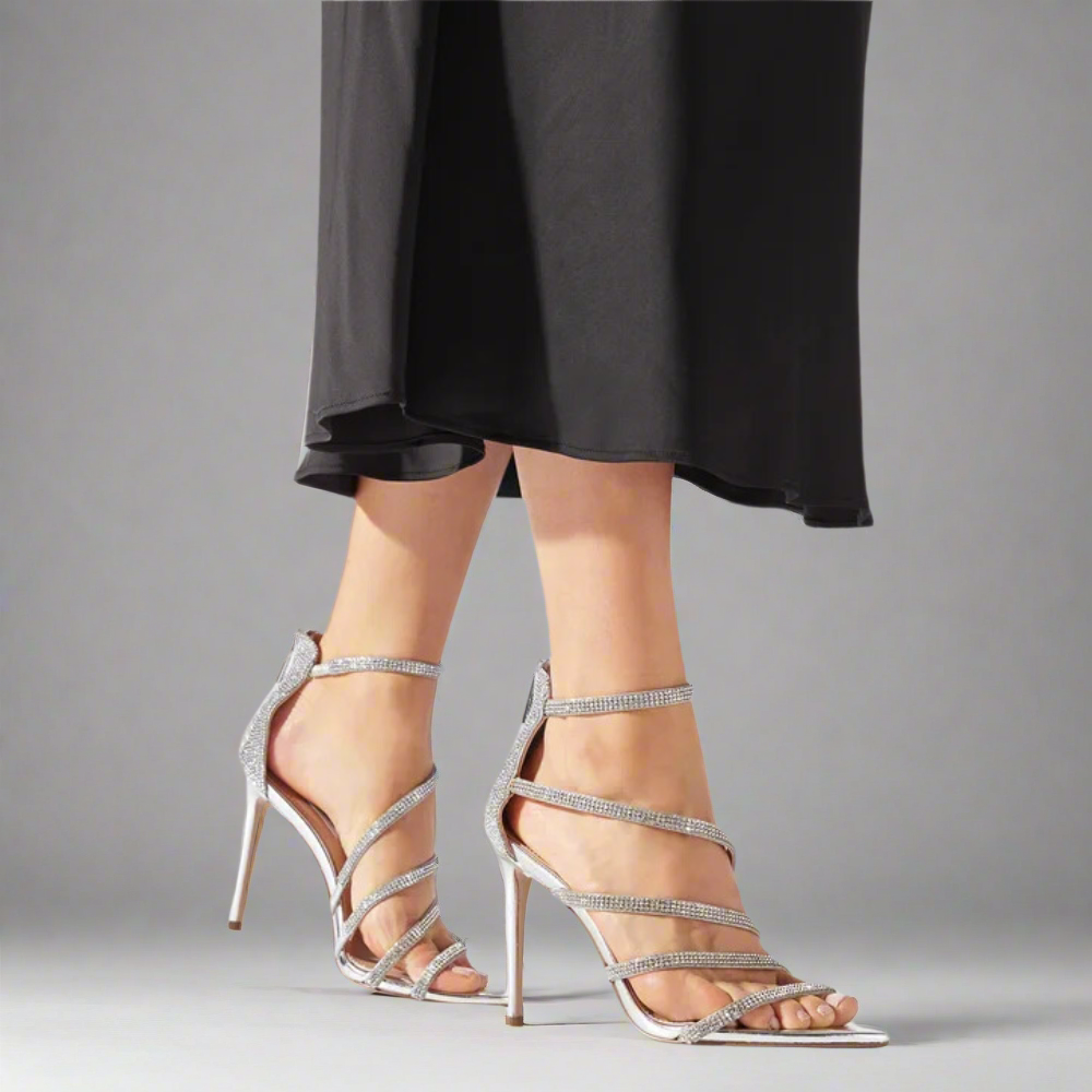 Celestial Stride Stiletto Sandals Elegance Crate