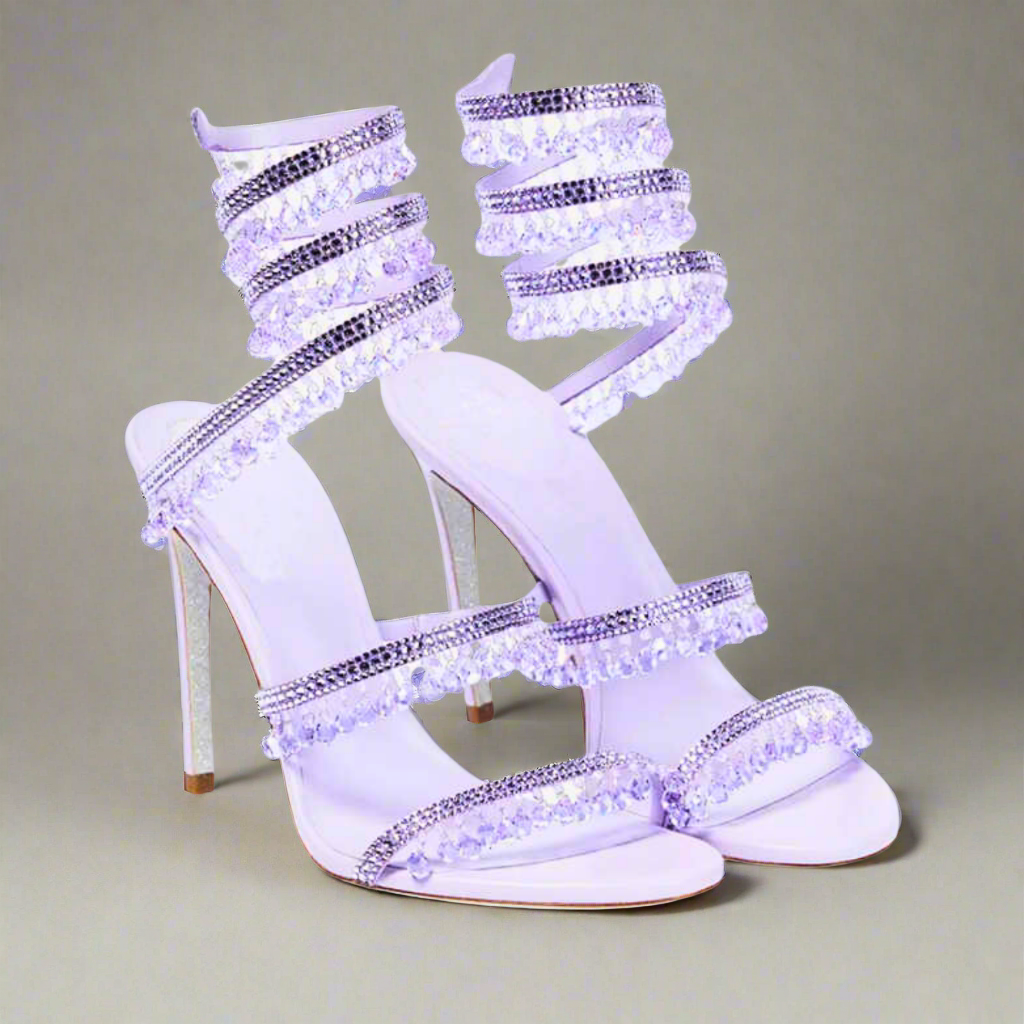 Bella Strapped Stiletto Sandals Elegance Crate
