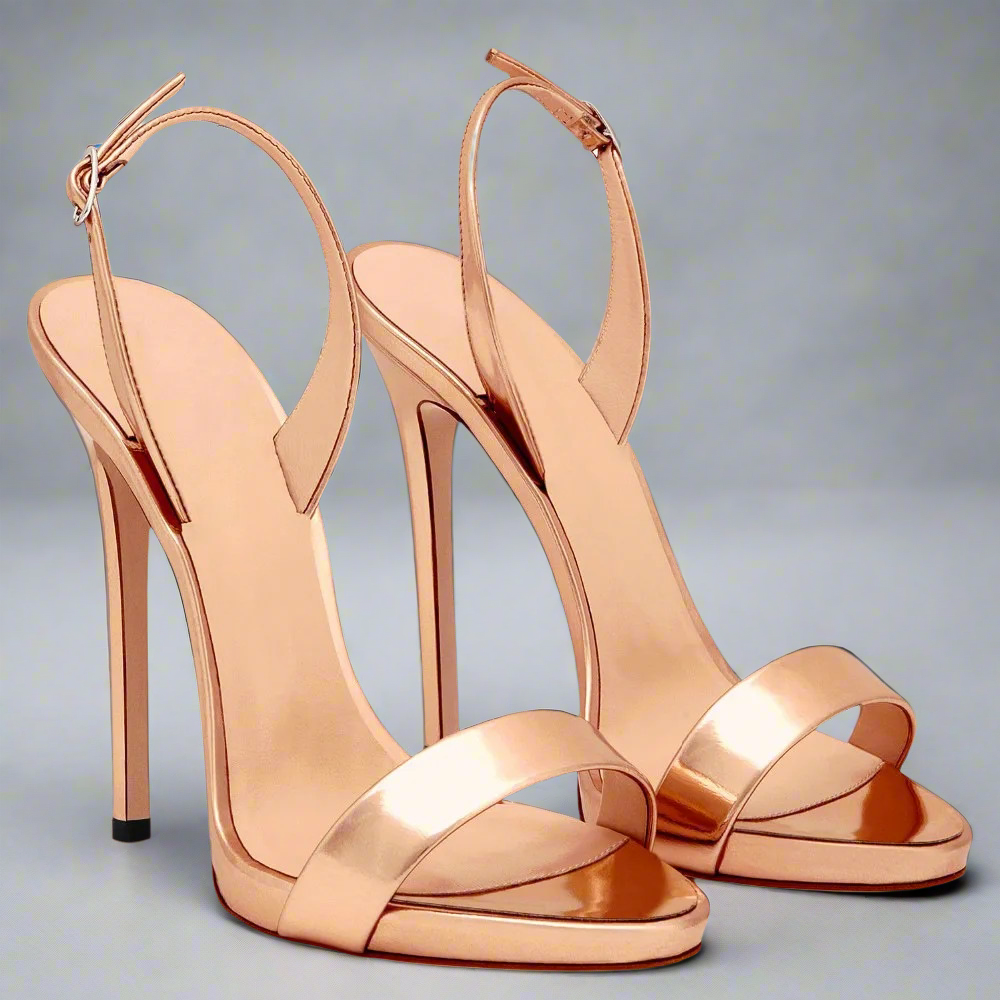 Vivienne Slim-Heeled Sandals Elegance Crate