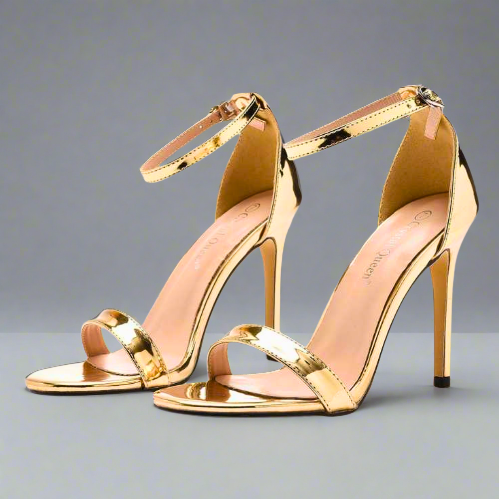 Celeste Patent Leather Sandals Elegance Crate