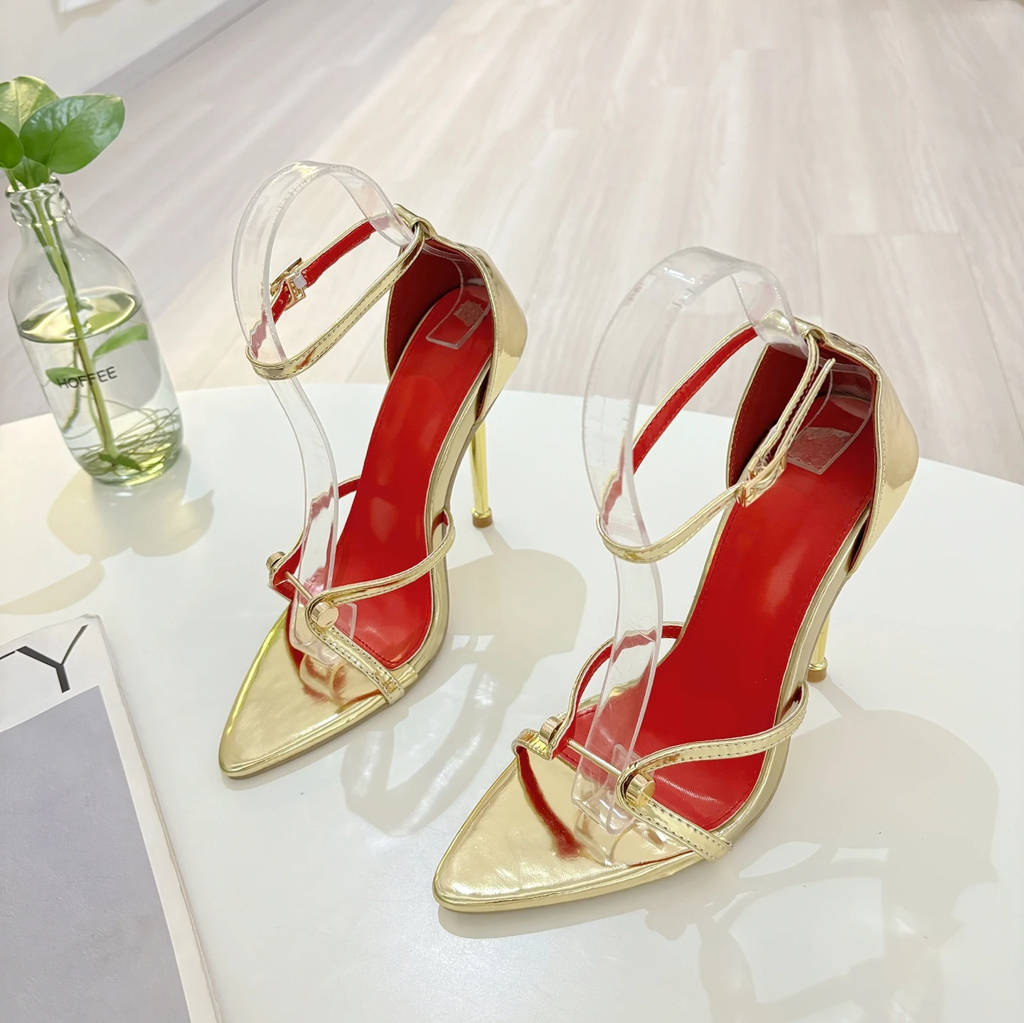 Luciana Pointed-Toe Stiletto Sandals Elegance Crate