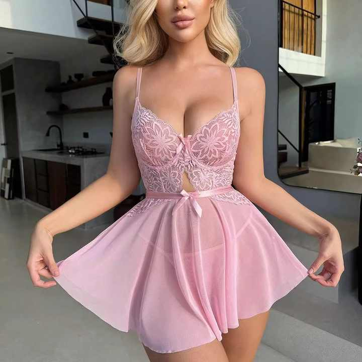 Amelia Sequin Night Dress Elegance Crate