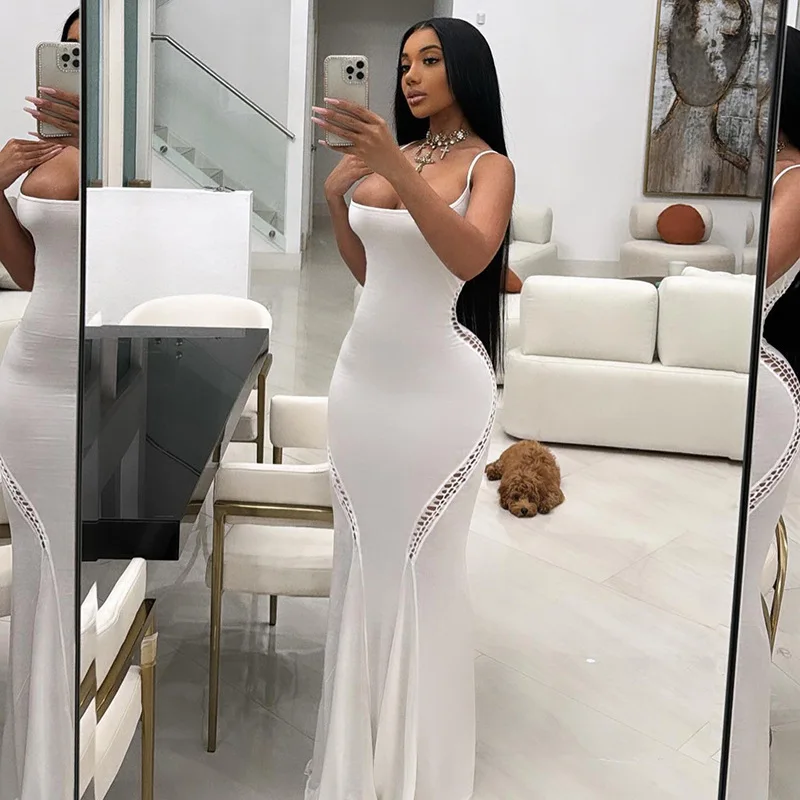 Celia Hollow Maxi Dress Elegance Crate