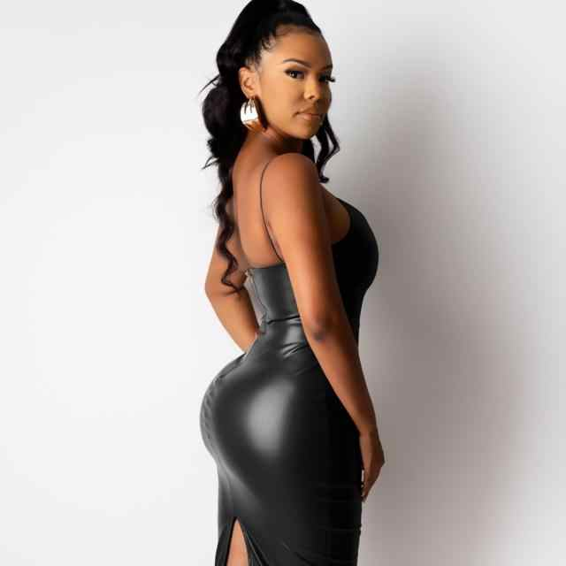 Mocha Seduction Midi Dress Elegance Crate