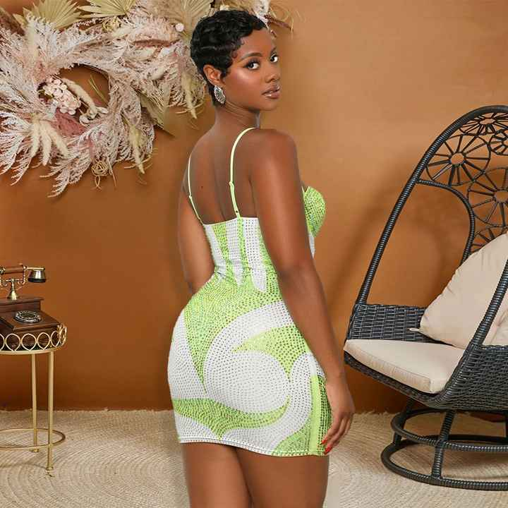 Blush Radiance Mini Dress Elegance Crate