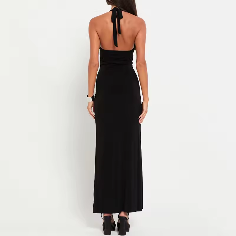 Midnight Glamour Cutout Gown Elegance Crate
