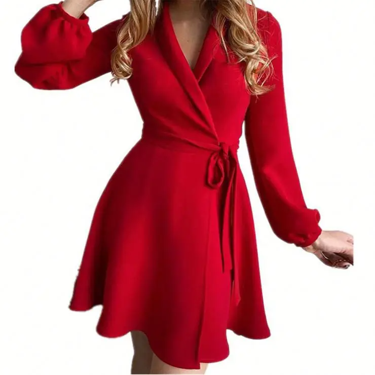 Wrap Dress Red
